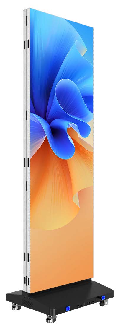 Exclusive solution for three fold (double-sided) LED poster screen-2