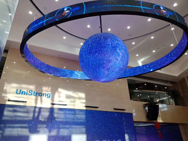P3 indoor flexible creative led display