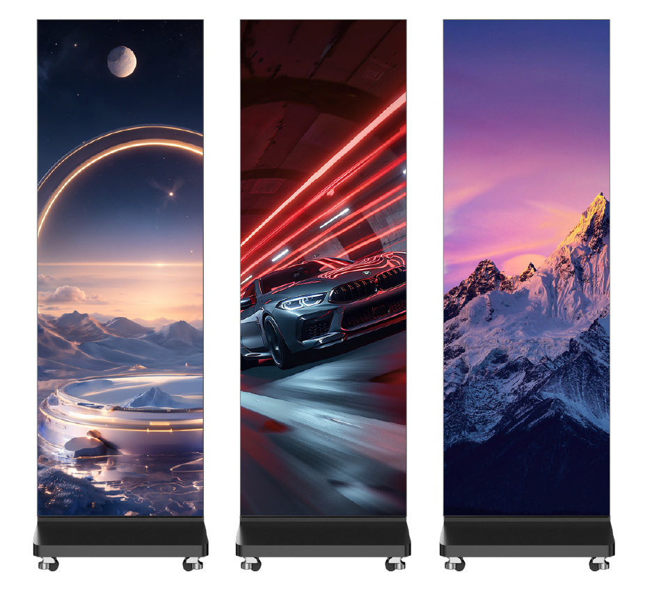 Exclusive solution for three fold (double-sided) LED poster screen-12