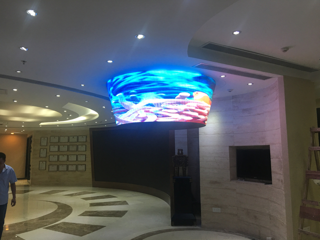 P3 8sqm round led screen